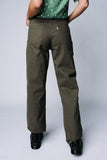 Levi's CL Utility Wide LB Jean in Olive Night Herringbone | Levi's CL Utility Wide LB Jean in Olive Night Herringbone | Clad & Cloth |  Bottom | Amazon | Instagram.